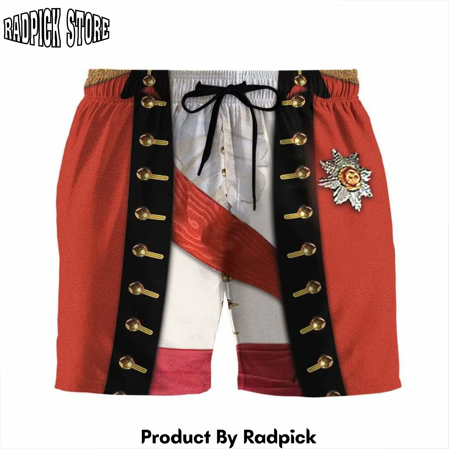 Radpick 3d henry clinton custom beach shorts swim trunks rp631454